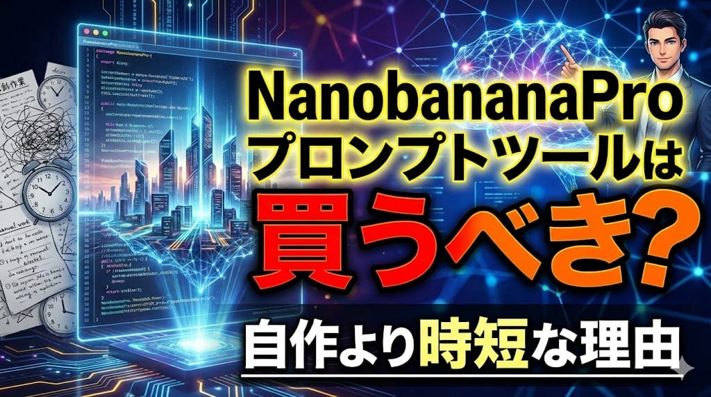 NanobananaProプロンプトツールは買うべき？